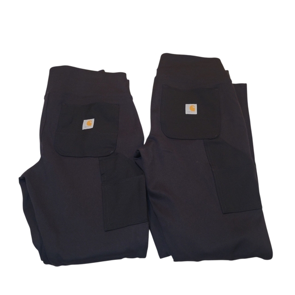 Carhartt Black Leggings Fitted Force Women's Size Small  Bundle Includes 2 Pairs - Picture 1 of 14